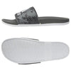 Adidas Mens Grey/White Adilette Comfort Sandals Slides