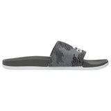 Adidas Mens Grey/White Adilette Comfort Sandals Slides