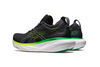 Mens Asics Gel-Nimbus 25 Black/Lime Zest Athletic Running Shoes