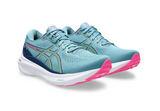 Womens Asics Gel-Kayano 30 Gris Blue/ Lime Green Athletic Running Shoes