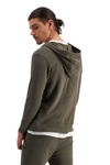 Bonds Mens Essential Zip Hoodie Pullover Jumper Wilderness Olive