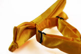 Boys Warm Yellow Plain Bow Tie