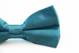 Boys Sky Blue Plain Bow Tie