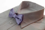 Boys Lavender Plain Bow Tie