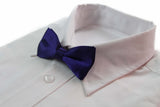 Boys Dark Purple Plain Bow Tie