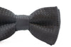 Boys Black Polka Dot Pattern Bow Tie