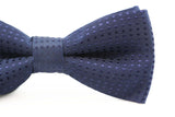 Boys Navy Polka Dot Pattern Bow Tie