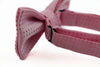 Boys Light Pink Polka Dot Pattern Bow Tie