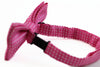 Boys Pink Polka Dot Pattern Bow Tie