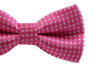 Boys Pink Polka Dot Pattern Bow Tie