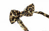 Boys Gold Leopard Patterned Bow Tie