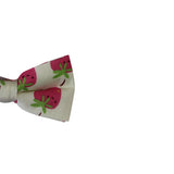 Boys Strawberry Fruit Patterned Bow Tie
