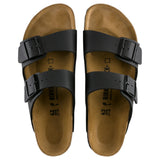 Womens Birkenstock Arizona Birko-Flor Black Slip On Sandals
