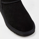 Mens Grosby Ugg Jackaroo Boots Casual Slip On Black Slippers