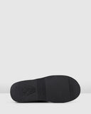 Mens Hush Puppies Lorry Slippers Warm Winter Slip On Black Suede Shoes