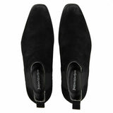 Mens Julius Marlow Kick Black Suede Work Formal Leather Slip On Shoes Boots