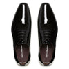 Mens Julius Marlow Jet Black Work Leather Patent Lace Up Shoes
