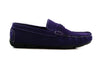 Mens Zasel Cruze Purple Suede Leather Casual Boat Deck Loafers Shoes