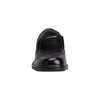 Mens Hush Puppies Transit Extra Wide Men Black Leather Work Slip On Shoes