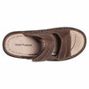 Mens Hush Puppies Slider Brown Sandals Slip On Leather Summer Shoes