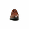 Mens Hush Puppies Cale Tan Burnish Leather Lace Up Work Formal Shoes