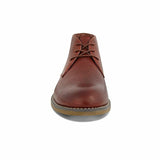 Mens Hush Puppies Terminal Wide Dark Brown Tumbled Leather Work Lace Up Boots