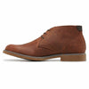 Mens Hush Puppies Terminal Wide Mahogany Rub Leather Work Lace Up Boots