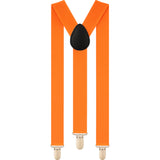 Boys Adjustable Fluro Orange 65Cms Suspenders