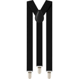 Boys Adjustable Black 65Cms Suspenders