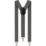Boys Adjustable Dark Grey 65Cms Suspenders