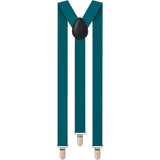 Extra Long Adjustable 138cm Teal Adult Mens Suspenders