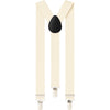 Boys Adjustable Ivory 65Cms Suspenders