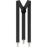 Boys Adjustable Gunmetal 65Cms Suspenders