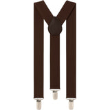 Boys Adjustable Dark Brown 65Cms Suspenders