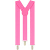 Boys Adjustable Fluro Pink 65Cms Suspenders