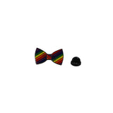 Rainbow Pride Bow Tie Lgbt Brooch Blazer Shirt Pin