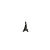 Silver Eiffel Tower Paris France Brooch Blazer Shirt Pin