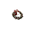Christmas Wreath Brooch Blazer Shirt Pin