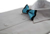 Boys Sky Blue Two Tone Layer Bow Tie