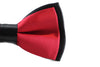 Boys Red Two Tone Layer Bow Tie