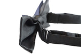 Boys Midnight Blue Two Tone Layer Bow Tie