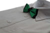 Boys Green Two Tone Layer Bow Tie