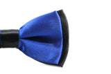 Boys Blue Two Tone Layer Bow Tie