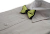 Boys Lime Two Tone Layer Bow Tie