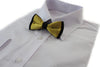 Boys Mustard Gold Two Tone Layer Bow Tie