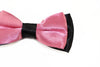 Boys Pink Two Tone Layer Bow Tie