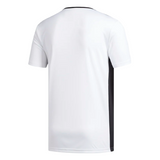 Adidas Mens Entrada 18 White/Black Football/Soccer Athletic Jersey