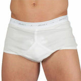 Jockey White Y-Front Mens Underwear Briefs Trunks Plus Size