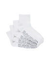 4 Pairs X Bonds Mens Logo Light Quarter Crew Socks