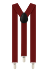 Extra Long Adjustable 138cm Maroon Adult Mens Suspenders